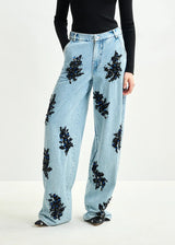 Amixa Dekorerede Denim Jeans